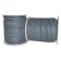 Round Leather Cord 3mm Grey/Blue