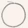 Semicircle Wire Belcher Chain Necklace - Silver - 6mm - Item 988
