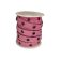 Suede Leather cords with Rivet - 10mm - pink