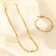 Gold Plated Stainless Steel Necklace - 528