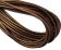 Round Stitched Nappa Leather Cord-4mm-bronze lamina 1