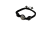 Shamballa Bracelet - Crystal AB - Black