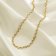 Gold Plated Stainless Steel Necklace - 511
