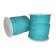 Round Leather Cord - Light Turquoise - 3mm