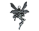Zamak Silver Plated Bead CA 3028