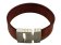 Plain Flat Leather Bracelet - Style 284