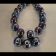 Ceramic beads Round - 8mm (Black AB)
