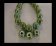 Ceramic beads Round - 8mm (Green AB)