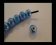 Ceramic beads Round - 8mm (Turquoise)
