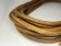 Round Leather Cord - Dark Tan - 10mm