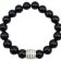 Black Onyx Gemstone Bracelet: Style-575 (10mm)