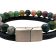 Combination Gemstone and Leather Bracelet - Style 161