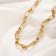 Gold Plated Stainless Steel Necklace - 504