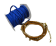 Habotai silk cords - Prussian blue