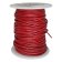 Round leather cord Red - 2mm