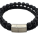 Combination Gemstone and Leather Bracelet - Style 155