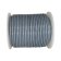 Round Leather Cord 3mm Grey/Blue