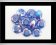 Faceted Big Hole - 14mm (Metalic Blue)
