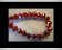Faceted Glass Beads - 8mm (Wine Red AB)