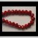 Faceted Glass Beads - 8mm (Wine Red)