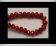 Faceted Glass Beads - 12mm (Wine Red)