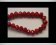 Faceted Glass Beads - 3mm (Wine Red AB)