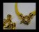 Spring Ring Clasp: FI-7061 7mm (Gold)