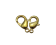 Zamak Lobster Claw Clasps-FI-7001 -Gold - 24mm