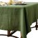 Olive Green Waxed Tablecloth