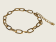 Triangle Wire Dendritic Pearl Bracelet - Gold - Item 980