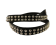 Flat leather cords with studs SE/LM/02