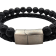 Combination Gemstone and Leather Bracelet - Style 155
