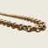 Semicircle Wire Belcher Chain Necklace - Gold - 3mm - Item 988