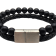 Combination Gemstone and Leather Bracelet - Style 154