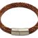 Spiral Braided Leather Bracelet - Style 339