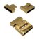 Stainless Steel Magnetic Clasp: MGST-119 20*4mm (gold)