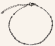 Puka Shell Bracelet - Silver - 1mm - Item 994