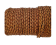 Oslo Round Braided Leather Cord- 5mm-Mahogany