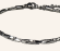 Twisted Square Boston Chain Bracelet – Silver - 2mm - Item 903