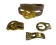 Zamak magnetic clasp: MGL-219 10*2,5mm (Gold)