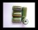 Ceramic beads - 19*10mm (Green AB)