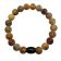 Red Picasso Jasper Gemstone Bracelet: Style-539 (8mm)