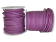 Round Leather Cords - 3mm - Midnight Purple
