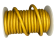 Round Leather Cord - 6mm - Metallic Gold