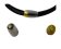 Zamak magnetic clasp: MGL 13 6mm (Gold & Silver)