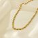 Gold Plated Stainless Steel Necklace - 512