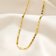Gold Plated Stainless Steel Necklace - 505