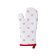 White Oven Mitt with Hearts