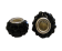 Crystals for leather cord: CA-4126 4mm (Black)