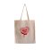 Cotton Tote Bag with Heart